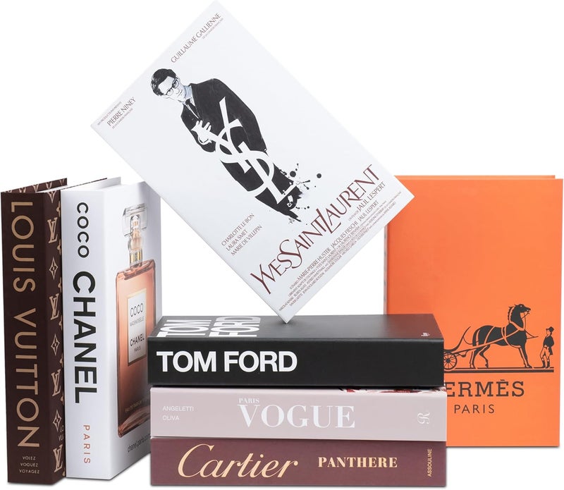PROBENEX Suite Large | 7 PCS Faux Decorative Books for Home Decor | Not Real Books (Cardboard Boxes) | Coffee Table, Bookshelf & Shelf Styling Display Props for Living Room, Office - Image 1